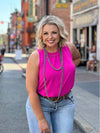 Pretty in Pink Sleeveless Top