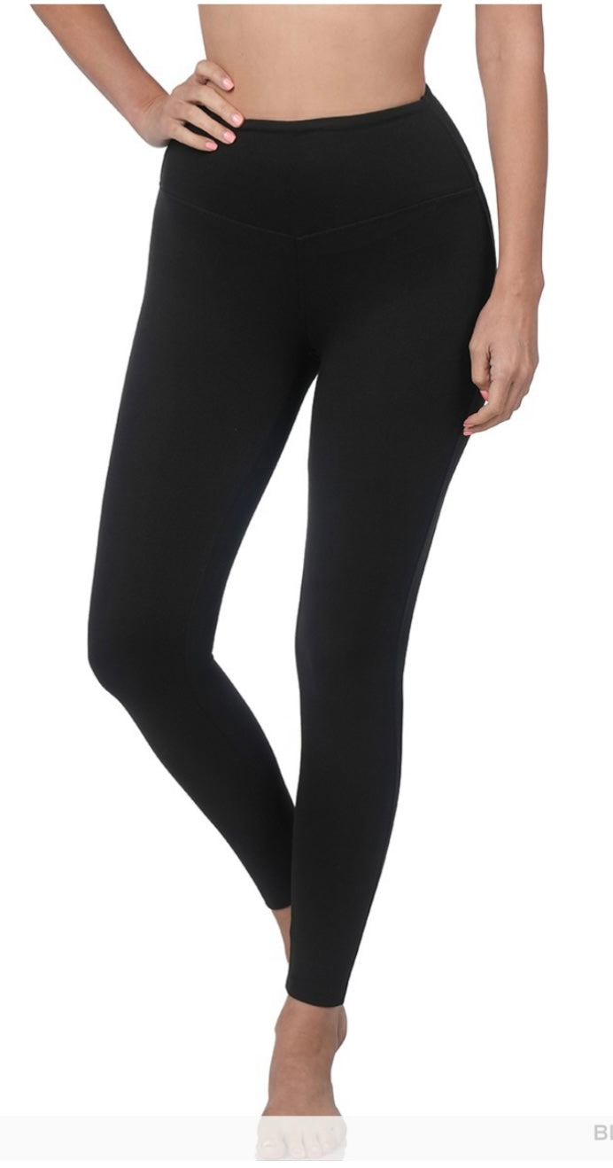 Premium Black Full Length Leggings