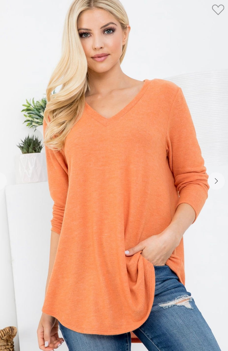 The best long sleeve V-neck