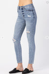 Judy Blue High Waisted Destroyed Skinny Jeans